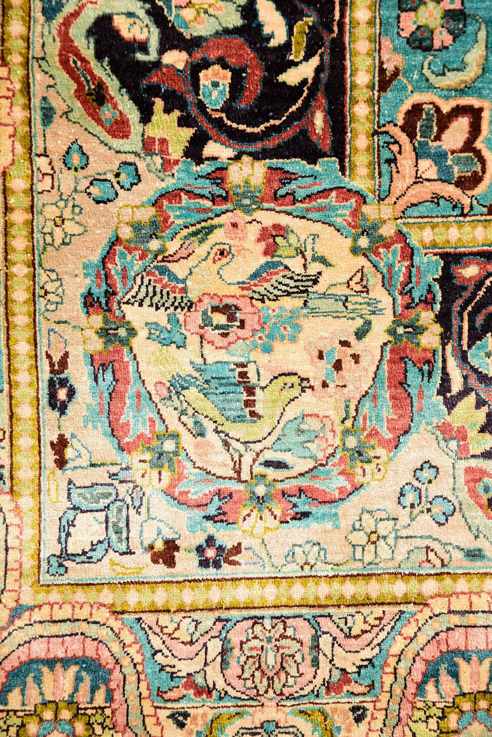 Silk Tabriz Carpet - 5