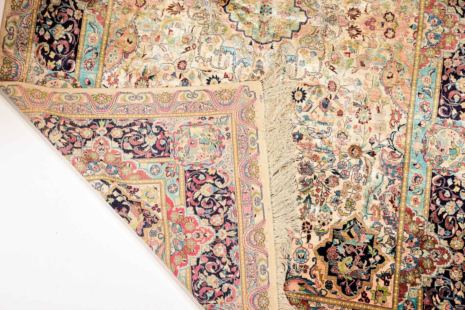 Silk Tabriz Carpet - 8