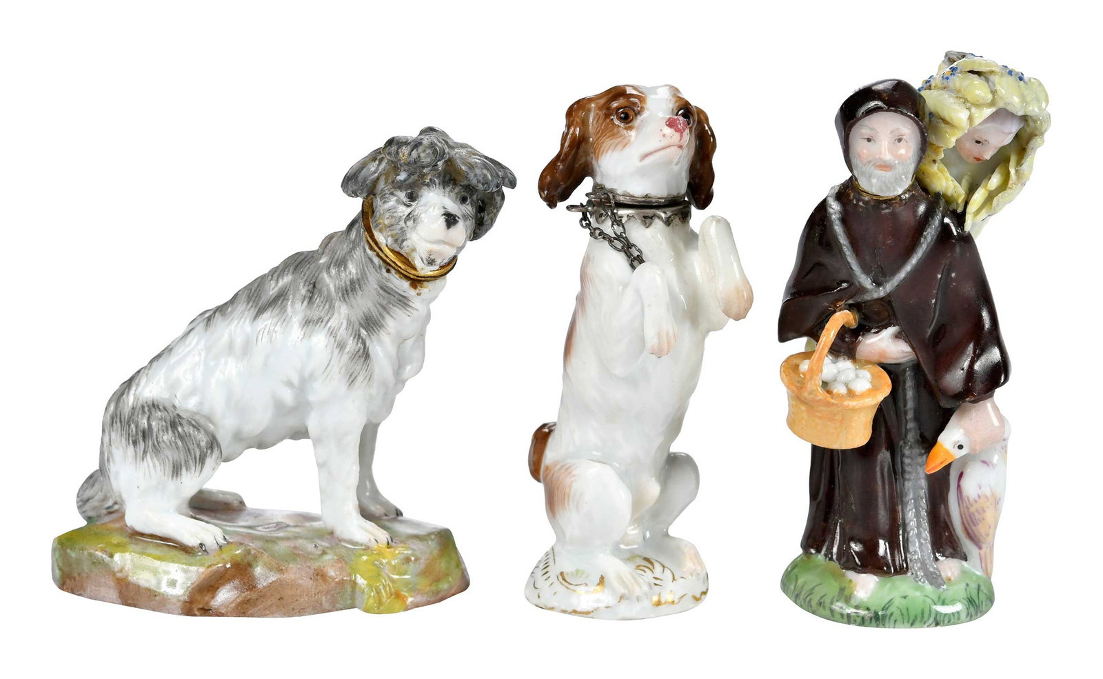 Three Miniature Meissen Porcelain Perfumes (1 of 12)