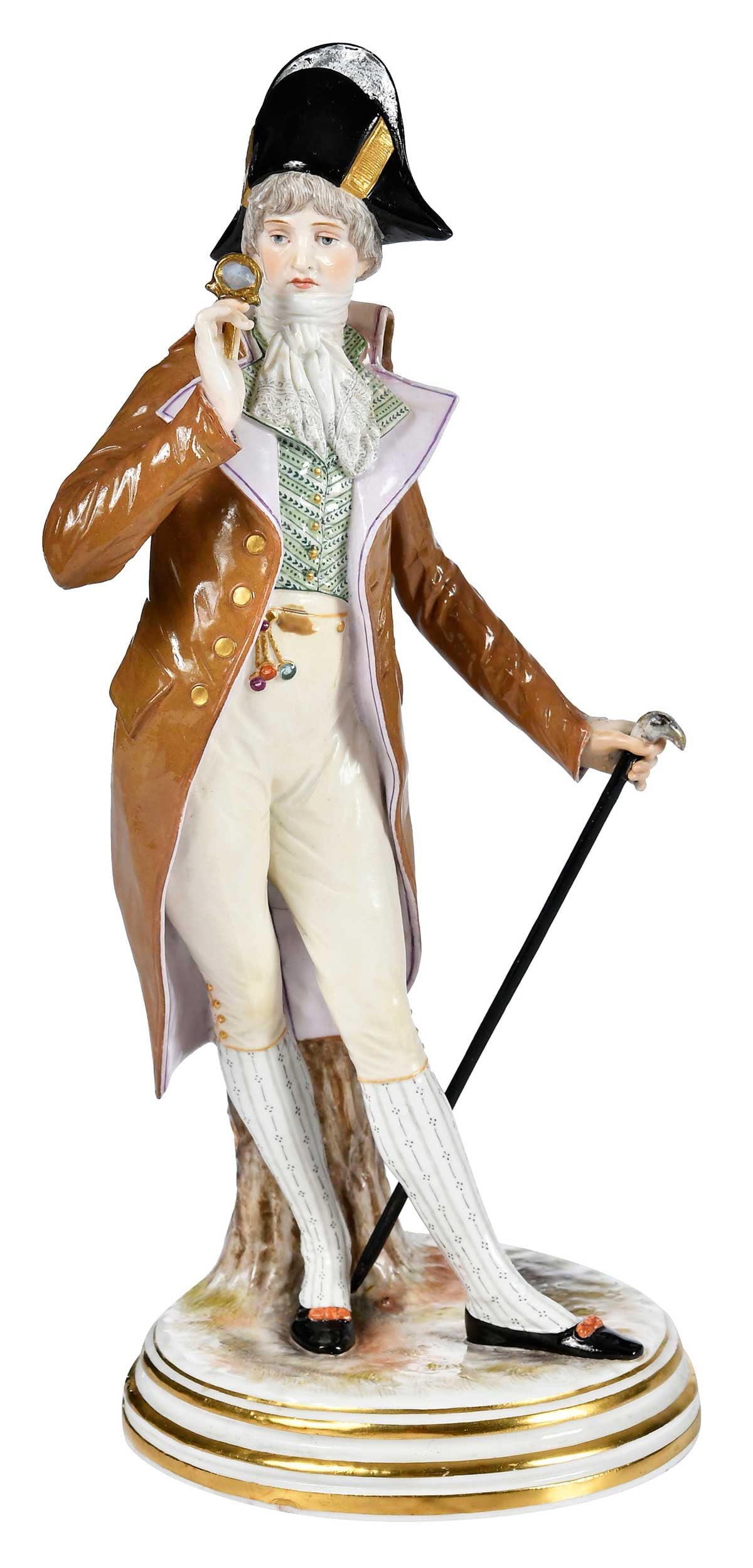 Meissen Porcelain Figure, Herr mit Gehstock (1 of 9)