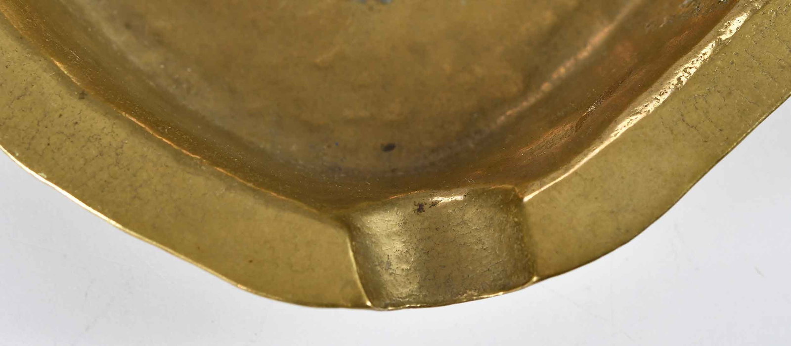 Two Small 19th Century Brass Table Objects, One Dated 1883 - 4
