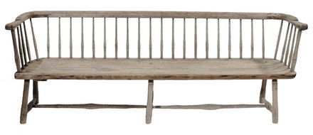 Antique Windsor Bench Mar 15 2014 Brunk Auctions In Nc