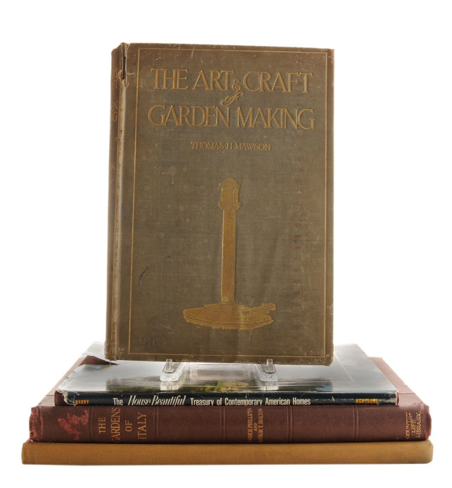 Books on Decorative Arts and: Architecture, 20 Volumes including [The Work of Wallace and Warner,] Philadelphia, 1930, first edition, cloth-backed paper boards; Joseph Barry, [The House Beautiful Treasury of Contemporary American 
