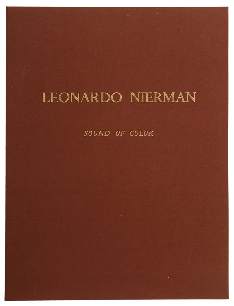 Leonardo Nierman: (Leonard Nierman, Mexican, born 1932) [Sound of Color], Greenwich, Connecticut, 1976, portfolio of seven color lithographs, each signed by Nierman, in original clamshell case, 30-1/2 x 23 in., prints 