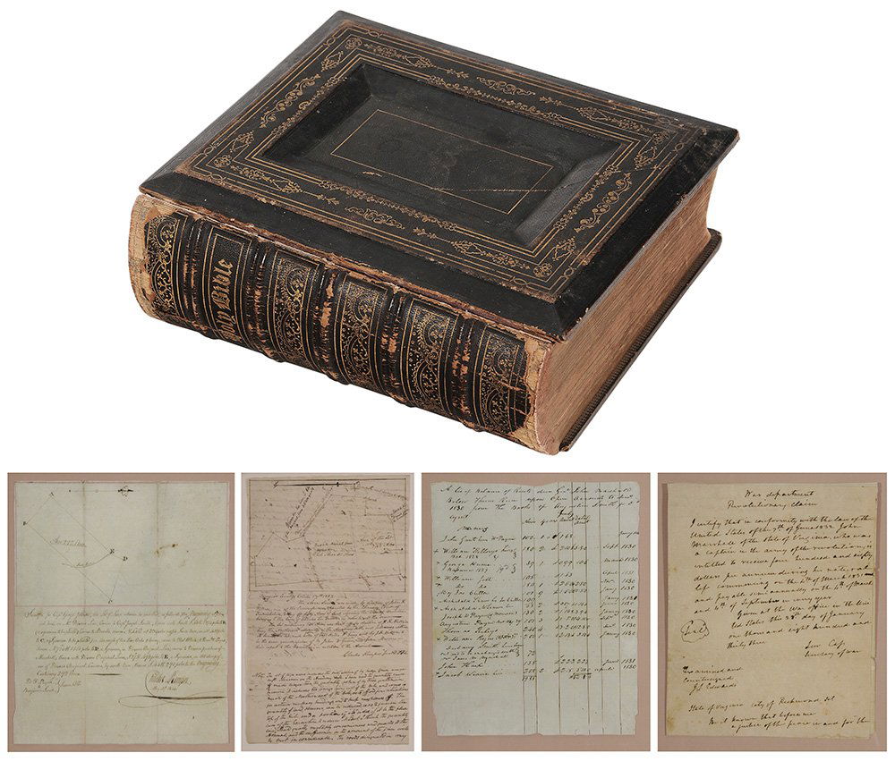 John Marshall Ephemera: John Marshall, Chief Justice of the Supreme Court (1755- 1835), a group of ephemera (approximately 27 items) relating to John Marshall including receipts, hand-written documents, a survey, and genealo