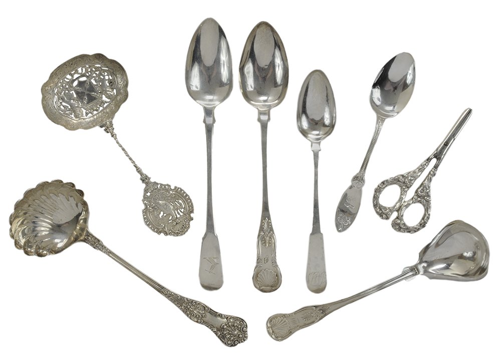 Twelve Pieces Silver Flatware (1 of 4)