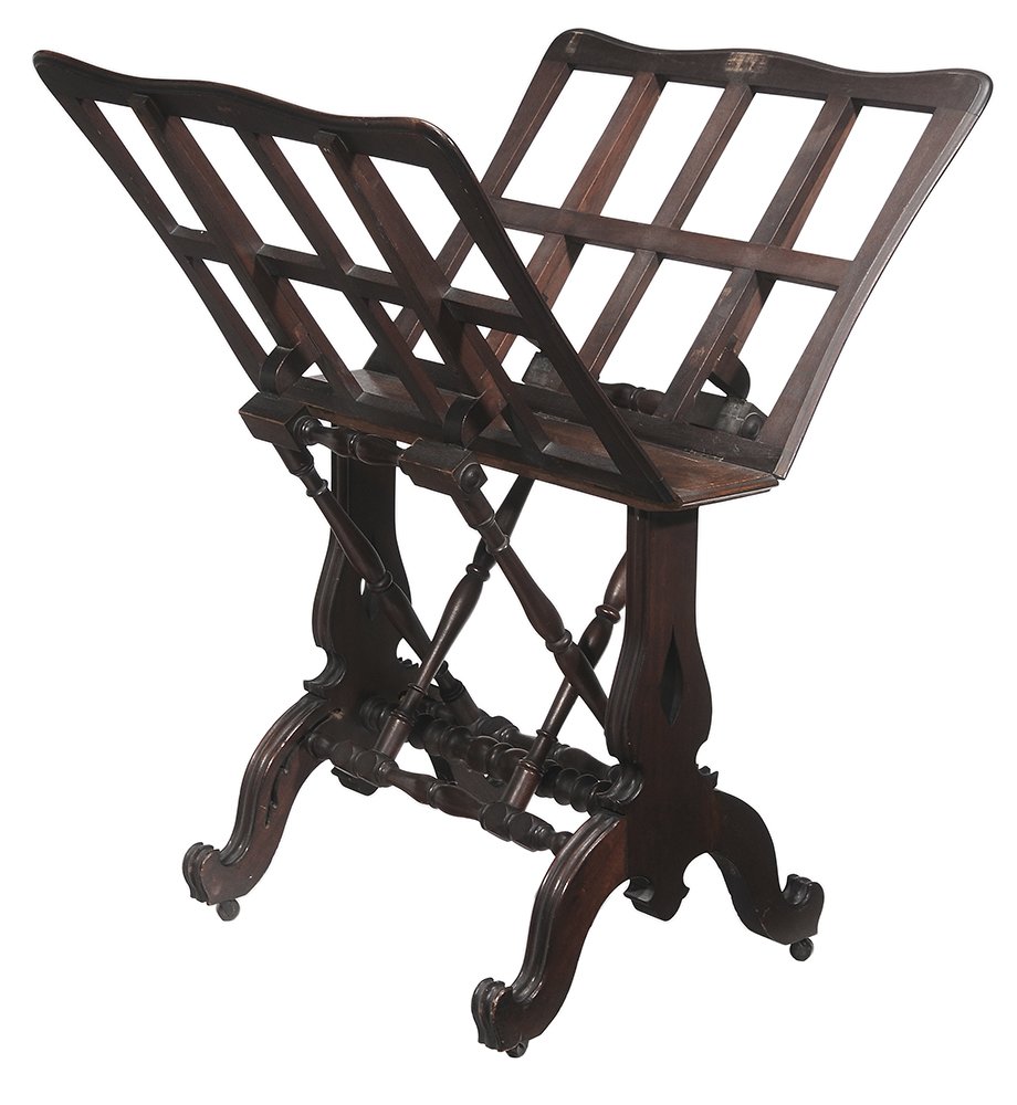 Victorian Walnut Folio Stand (1 of 3)