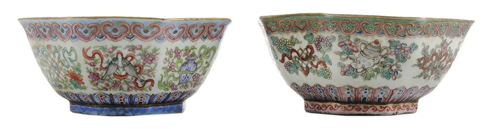 Pair Hexagonal Rice Bowls (1 of 8)