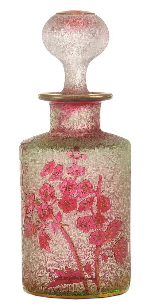 Val St. Lambert Cameo Glass Cologne (1 of 8)