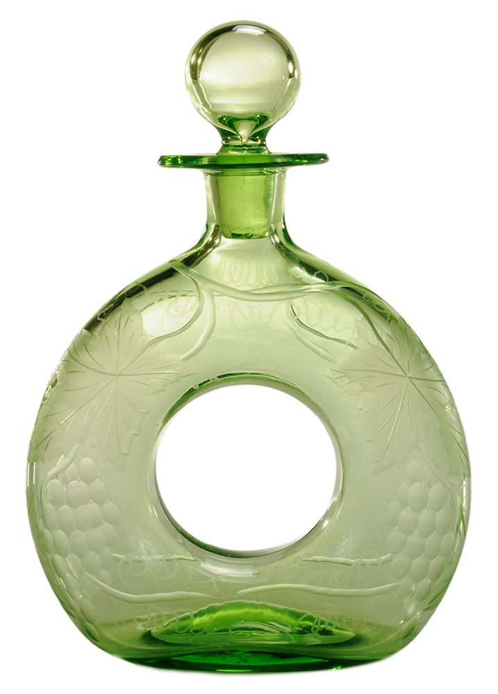 Pairpoint Green Engraved Cologne (1 of 5)