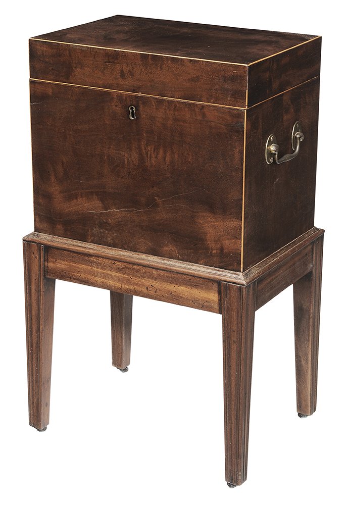 George III Inlaid and Figured Mahogany (1 of 5)