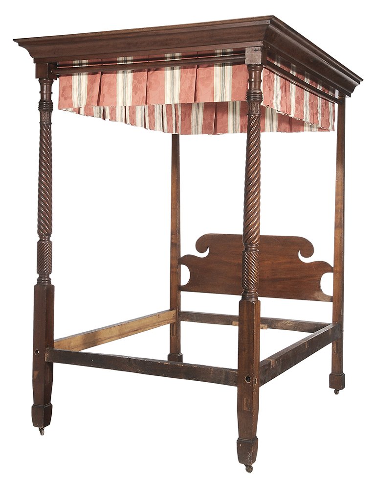 Late Regency Carved Mahogany Four- (1 of 7)