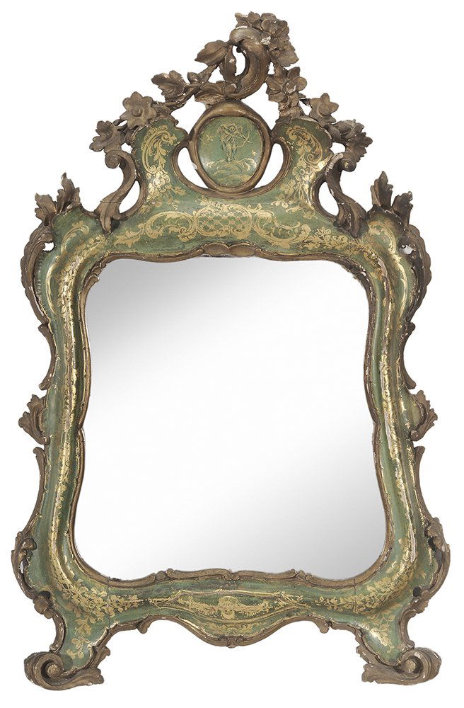 Venetian Rococo Style Painted and (1 of 5)