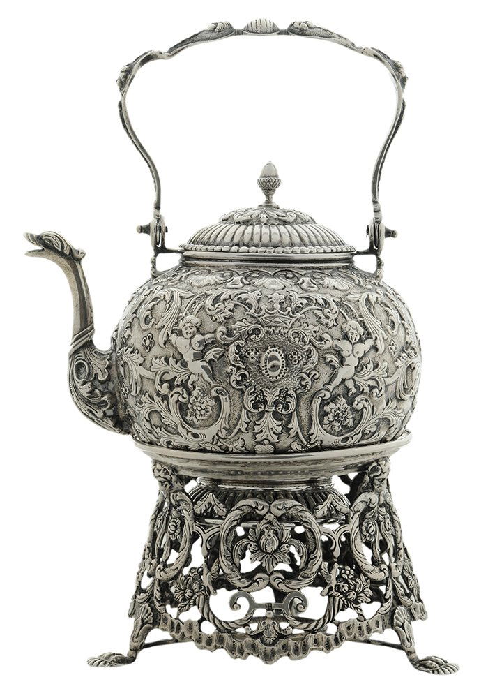 Netherlands Silver Hot Water Urn (1 of 8)