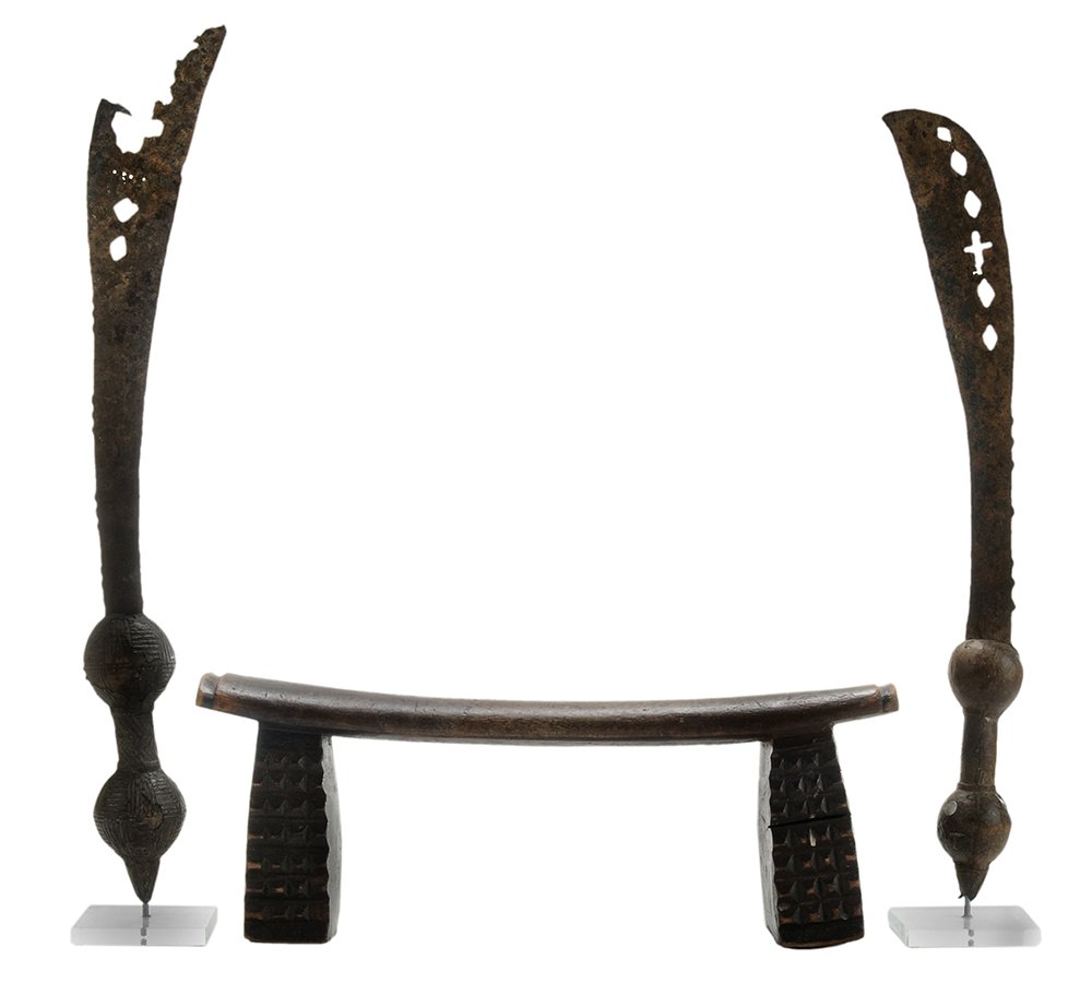 Finely Crafted Carved Wood Headrest, (1 of 4)