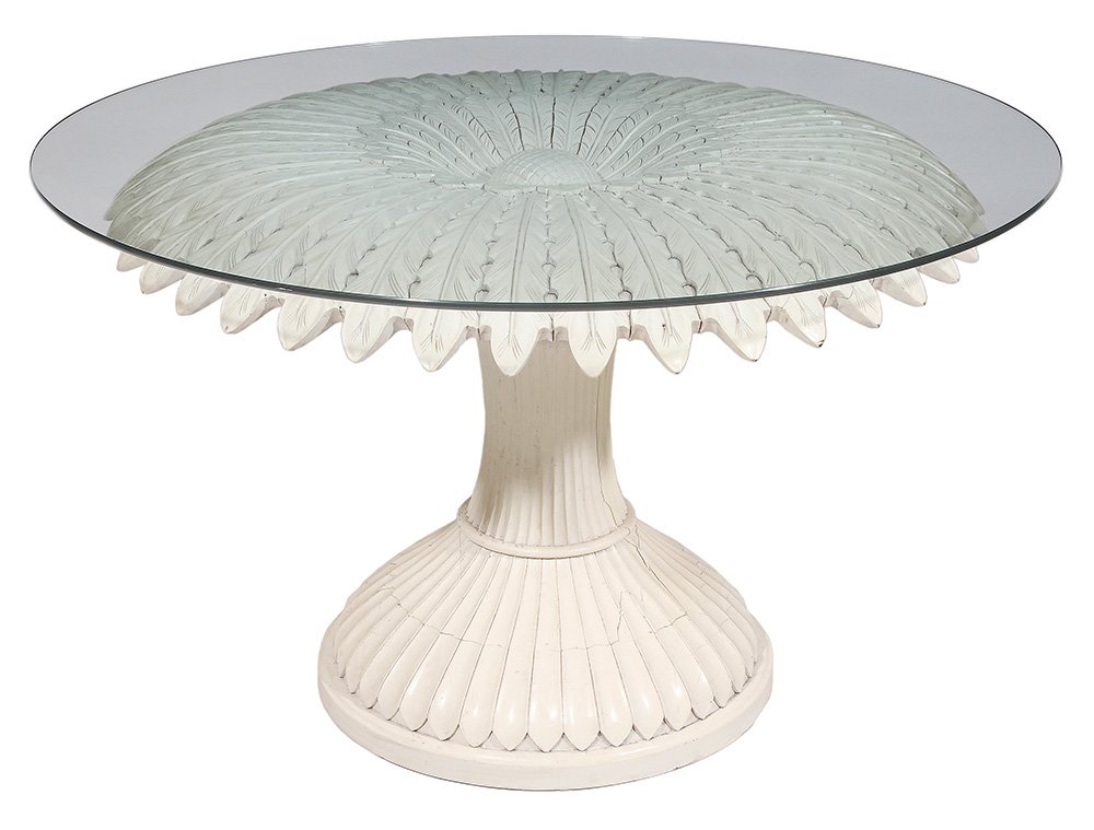 Modern White-Painted and Glass-Top (1 of 3)