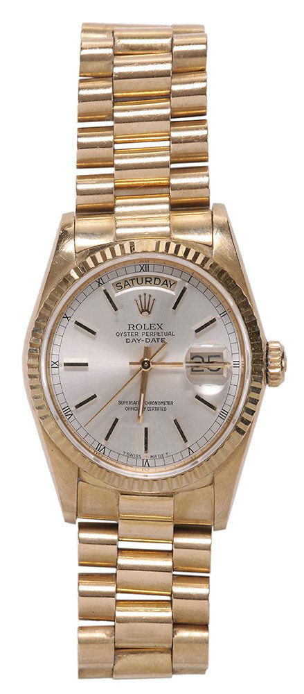 Man's 18 Kt. Gold Rolex Watch (1 of 6)