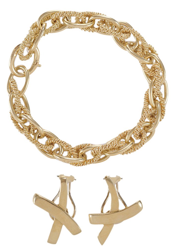 14 Karat Gold Bracelet, 18 Karat (1 of 3)
