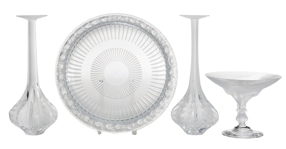 Lalique "Marguerites" Bowl, (1 of 4)