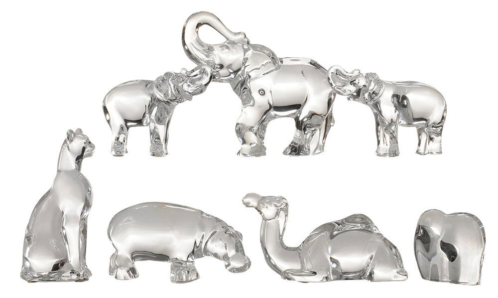 Seven Baccarat Crystal Figures (1 of 5)