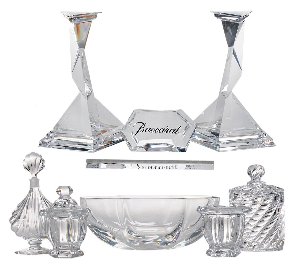 Nine Baccarat Crystal Articles (1 of 5)