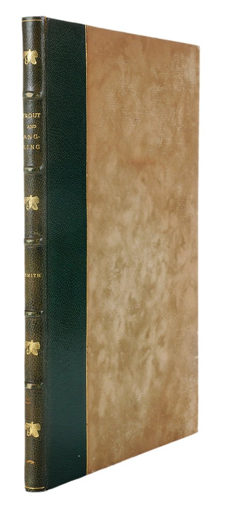 [Trout and Angling: Being Part Two: of the Fishes of Massachusetts, first published in 1833] by Jerome V. C. Smith, New York: The Derrydale Press, 1929, one of 50 large paper copies, with two hand-colored plates and title vignette, the 
