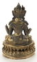 Gilt Bronze Seated Buddha Bodhisattva - 3
