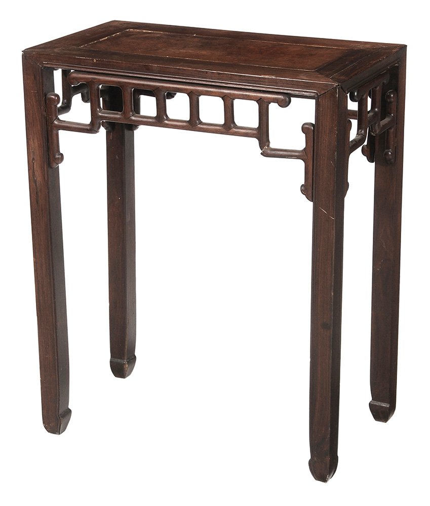 Antique Chinese Carved Hardwood Table (1 of 4)