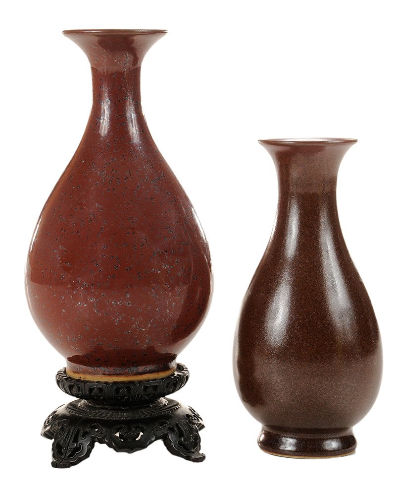 Two Porcelain Vases with Iron-Rust (1 of 5)