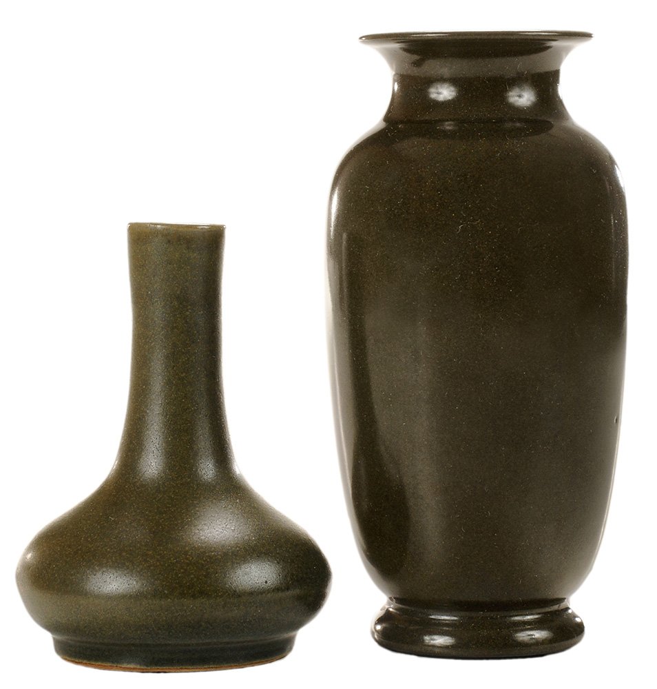 Two Teadust-Glazed Porcelain Vases (1 of 4)