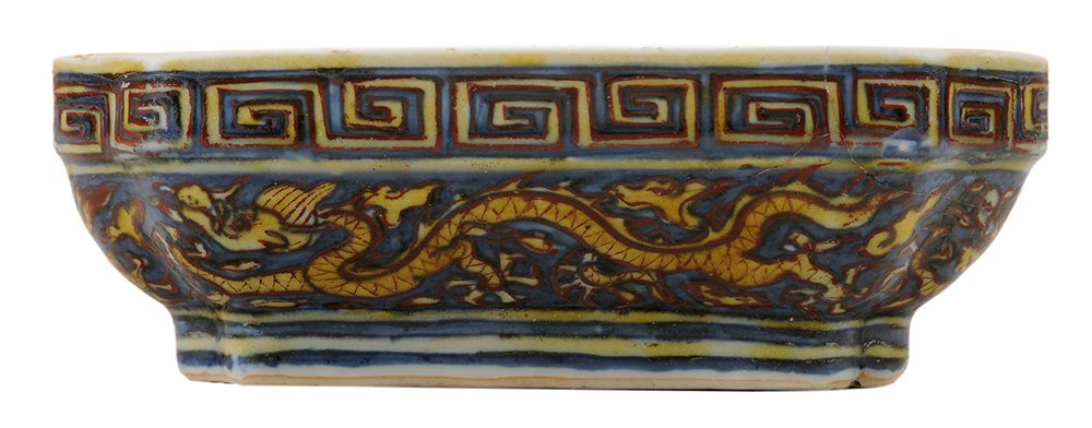Wucai Porcelain Covered Dragon Box (1 of 8)