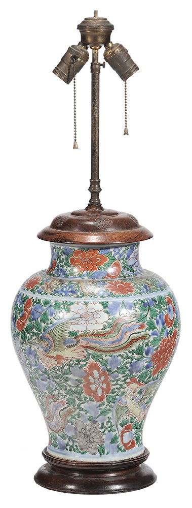 Wucai Floral-Decorated Jar Converted (1 of 3)