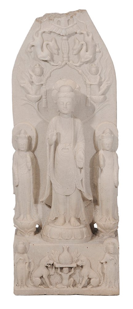 Asian Carved Marble Buddhistic Shrine (1 of 6)