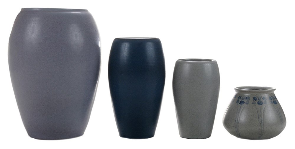 Four Pieces Marblehead Art Pottery (1 of 5)