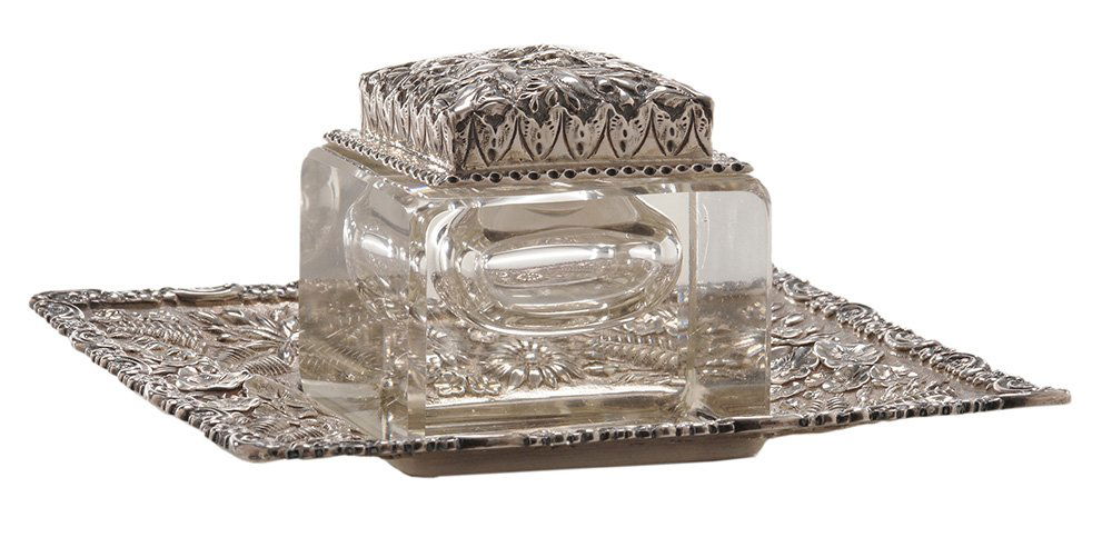 Baltimore Coin Silver Inkwell (1 of 5)