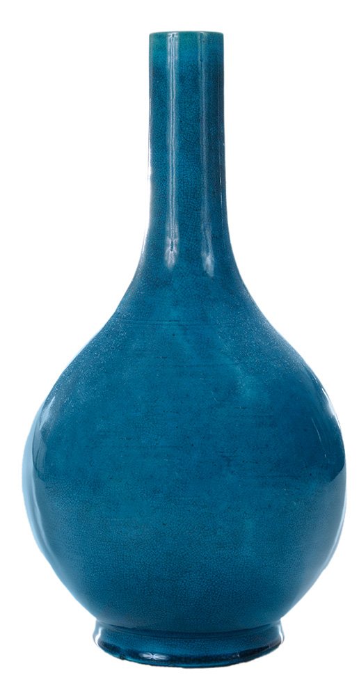 Turquoise-Glazed Pear-Shaped Vase (1 of 5)