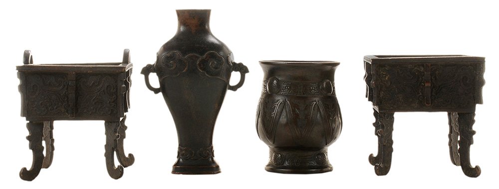 Two Archaistic Bronze Vases and Two (1 of 5)