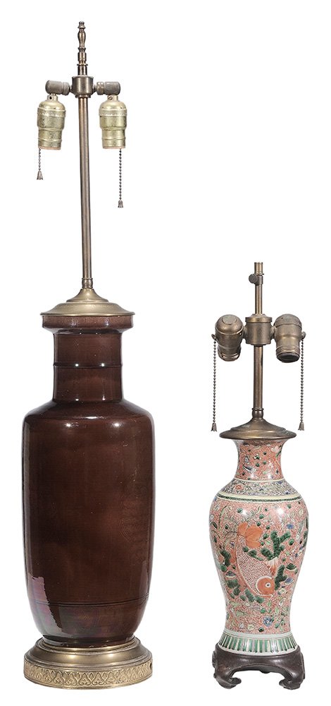 Rouleau Vase  and Famille Verte Vase (1 of 6)