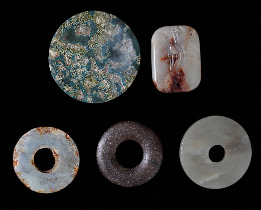 Five Pieces Carved Nephrite (1 of 4)