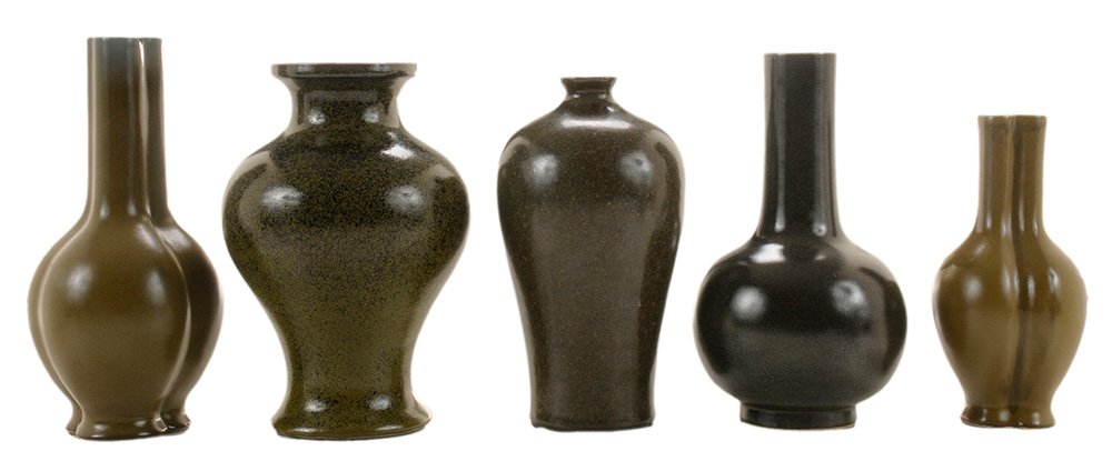 Five Teadust-Glazed Vases (1 of 8)