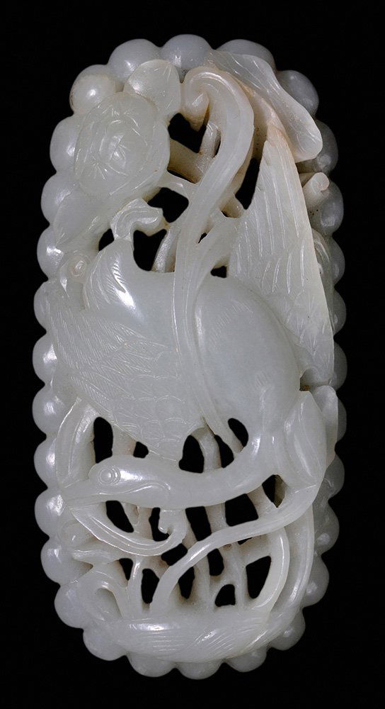 Finely Carved Jade Ming Style Belt (1 of 5)