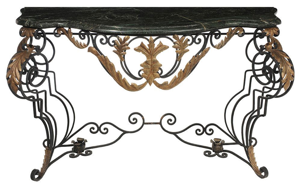 Gilt and Black-Painted Wrought Iron (1 of 3)