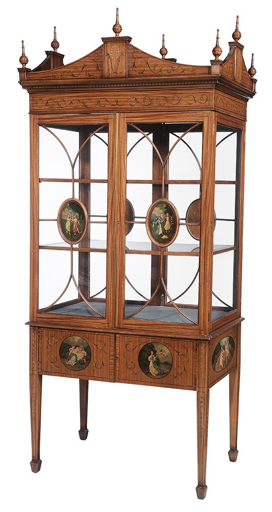 Adam Style Paint-Decorated Satinwood (1 of 7)