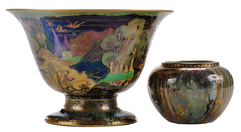 Two Pieces Wedgwood Fairyland Luster (1 of 8)