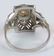 18 Karat White Gold Vintage Style Ring - 6