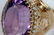 14 Karat Yellow Gold Amethyst Ring - 3