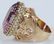 14 Karat Yellow Gold Amethyst Ring - 4