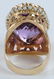 14 Karat Yellow Gold Amethyst Ring - 6