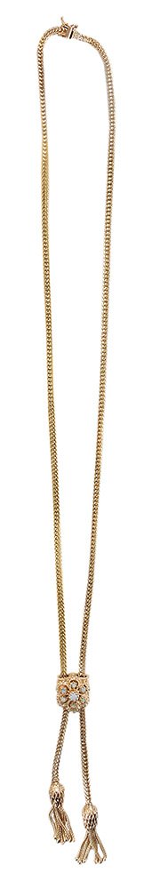 14 Karat Yellow Gold and Opal Necklace (1 of 6)