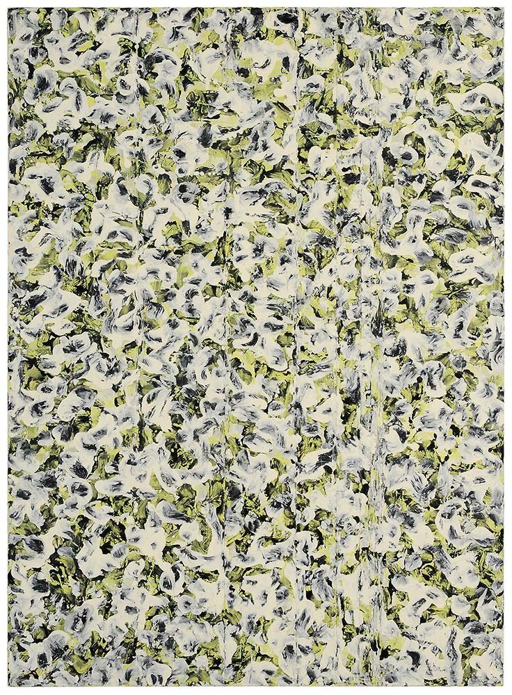 Julian Lethbridge: (New York, born 1947) Noon No. 1, 2010, signed "Julian Lethbridge", signed, titled and dated verso, oil and pigment stick on linen, 48 x 35 in.. Condition: good condition. Provenance: Paula Cooper Gal